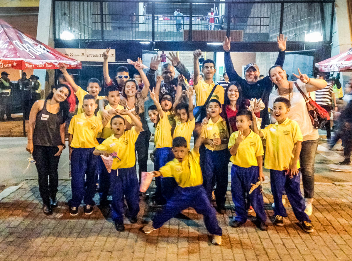 Outside Estadio Atansio Giradot