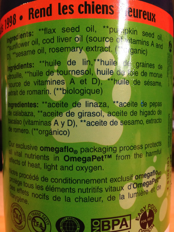 Omega Pet Oil