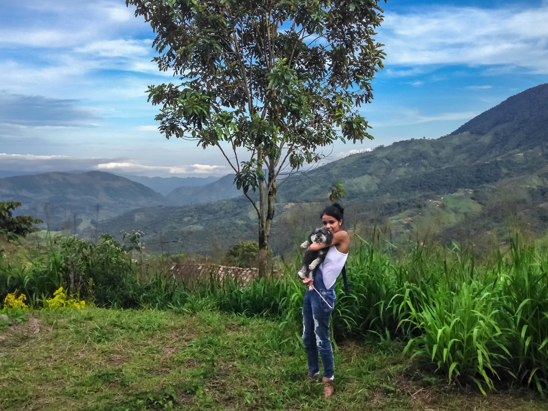 with Alee in Cocorna