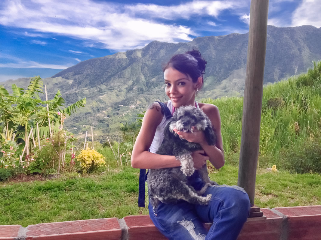 with Alee in Cocorna