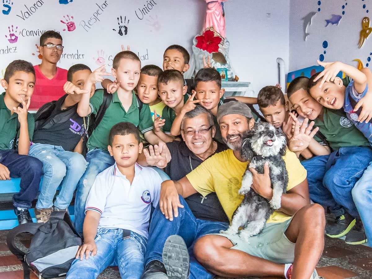 Boys orphanage in Medellin