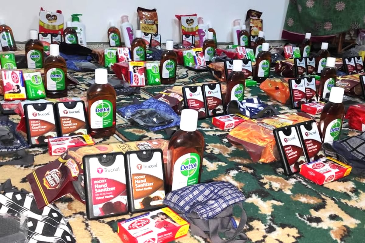 COIVID-19 supplies for the orphans in Nagan India